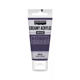   Pentart selyemfényű krémes akrilfesték – padlizsán 60 ml