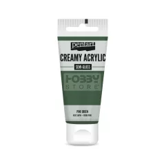   Pentart selyemfényű fenyőzöld színű akril bázisú krémes hobbi festék 60 ml