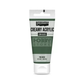   Pentart selyemfényű krémes akrilfesték – fenyőzöld 60 ml