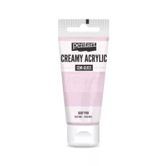   Pentart selyemfényű bébirózsaszín színű akril bázisú krémes hobbi festék 60 ml