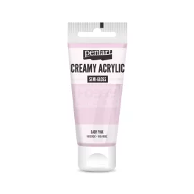  Pentart selyemfényű krémes akrilfesték – bébirózsaszín 60 ml