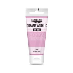   Pentart selyemfényű pink színű akril bázisú krémes hobbi festék 60 ml