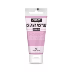   Pentart selyemfényű pink színű akril bázisú krémes hobbi festék 60 ml