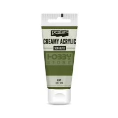   Pentart selyemfényű olíva színű akril bázisú krémes hobbi festék 60 ml