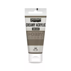 Pentart selyemfényű krémes akrilfesték – homok 60 ml