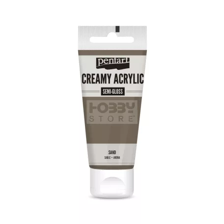 Pentart selyemfényű homok színű akril bázisú krémes hobbi festék 60 ml
