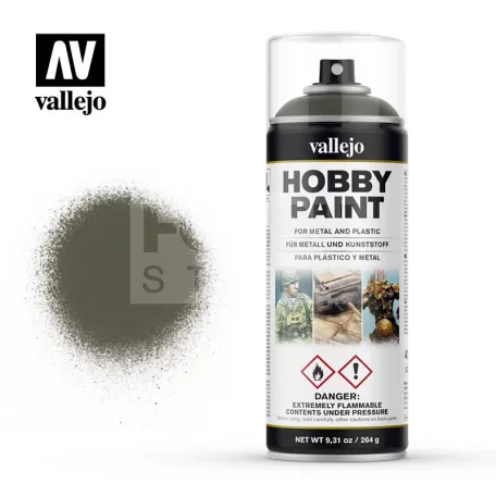 Vallejo AFV Color Primer Russian Green 4BO akril spray (400ml) 28003V