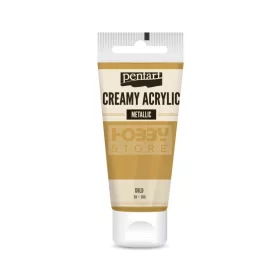 Pentart metál krémes akrilfesték – arany 60 ml