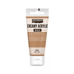   Pentart metál bronz színű akril bázisú krémes hobbi festék 60 ml