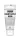 Pentart metál krémes akrilfesték – ezüst 60 ml