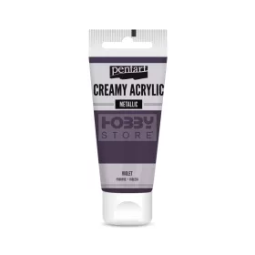 Pentart metál krémes akrilfesték – lila 60 ml