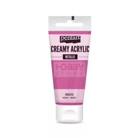 Pentart metál krémes akrilfesték – magenta 60 ml