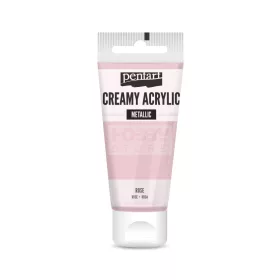 Pentart metál krémes akrilfesték – rózsaszín 60 ml