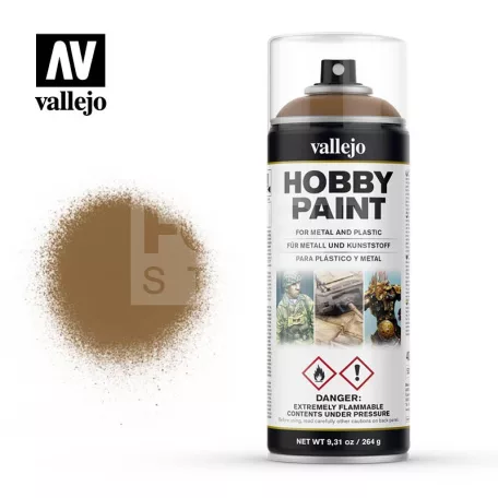 Vallejo Fantasy Color Primer Leather Brown akril spray (400ml) 28014V