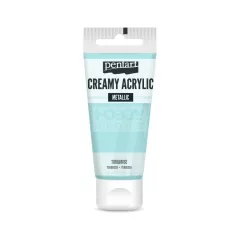   Pentart metál türkiz színű akril bázisú krémes hobbi festék 60 ml
