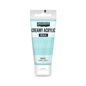 Pentart metál krémes akrilfesték – türkiz 60 ml