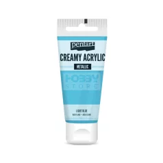   Pentart metál világoskék színű akril bázisú krémes hobbi festék 60 ml