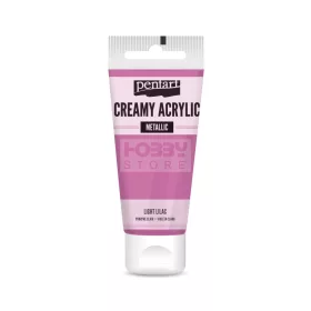 Pentart metál krémes akrilfesték – világoslila 60 ml