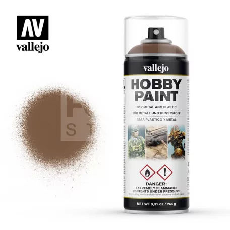 Vallejo Fantasy Color Primer Beasty Brown akril spray (400ml) 28019V
