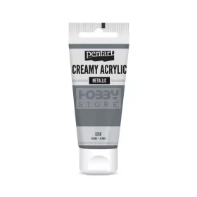 Pentart metál krémes akrilfesték – ólom 60 ml