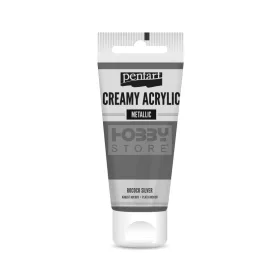 Pentart metál krémes akrilfesték – rokokóezüst 60 ml