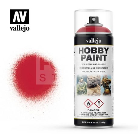 Vallejo Fantasy Color Primer Bloody Red akril spray (400ml) 28023V