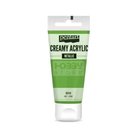 Pentart metál krémes akrilfesték – zöld 60 ml