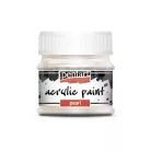 Pentart Gyöngyház fehér színű akril bázisú hobbi festék 50 ml