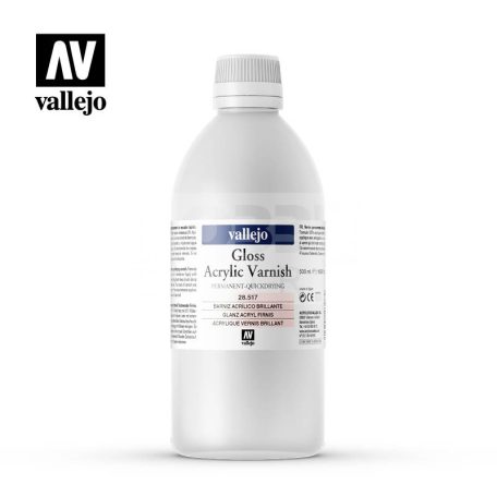 Vallejo Gloss Acrylic Varnish 500 ml - Fényes akril lakk 28517