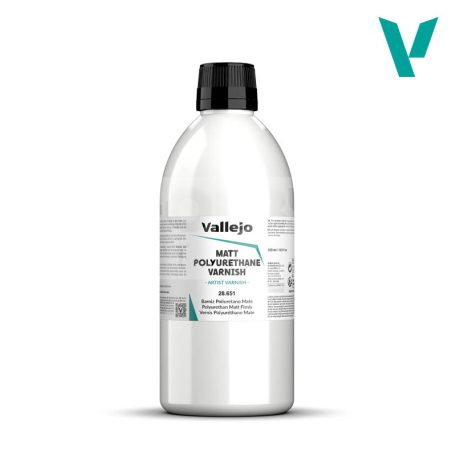 Vallejo Matt Polyurethane Varnish 500 ml - Poliuretán matt lakk 28651V