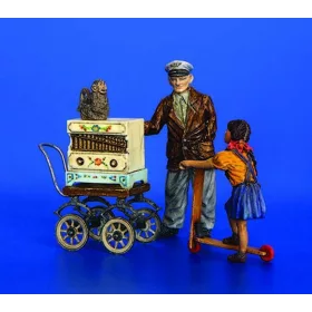 Plus Model Drehorgelspieler – figura makett