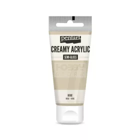 Pentart selyemfényű krémes akrilfesték – bézs 60 ml