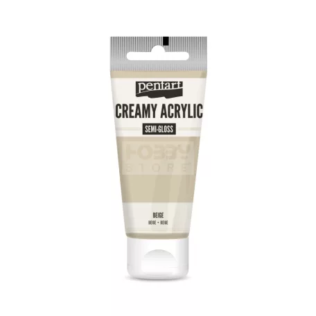 Pentart selyemfényű bézs színű akril bázisú krémes hobbi festék 60 ml