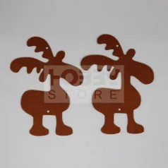   Filcfigura - Rénszarvas nagy  2 db/csomag (Ablakdísz készítéshez) 29227