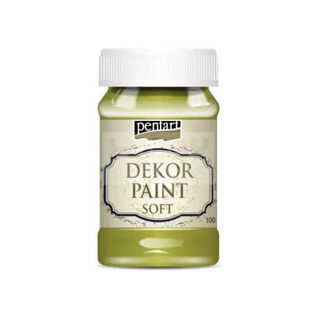 Pentart Dekorfesték lágy (chalky) sárgászöld 100 ml 29334
