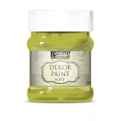   Pentart Dekorfesték lágy (chalky) sárgászöld 230 ml 29341