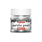 Pentart Metál silver touch színű akrilfesték - hobbi festék 50 ml 29363