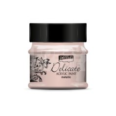   Pentart Delicate metál rózsaarany színű akril bázisú hobbi festék 50 ml