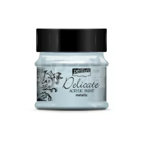 Pentart Delicate metál akrilfesték – kékezüst 50 ml
