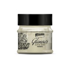   Pentart Glamour metál antikezüst színű akril bázisú hobbi festék 50 ml