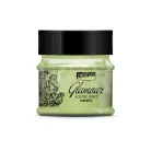 Pentart Glamour metál zöldarany színű akril bázisú hobbi festék 50 ml