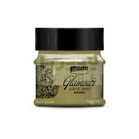 Pentart Glamour metál akrilfesték – antikarany 50 ml