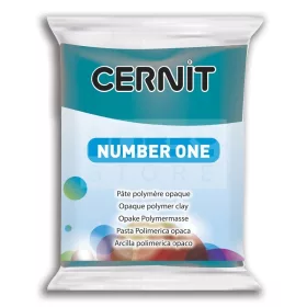 Cernit süthető gyurma N°1, 56 g - kékeszöld 29507