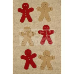 Filcfigura - Mézeskalács figura, vegyes 29530