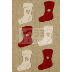 Filcfigura - Zokni, vegyes színben 29534