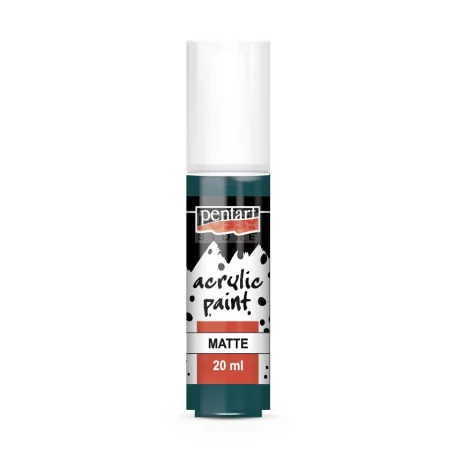 Pentart Matt türkizkék színű akrilfesték - hobbi festék 20 ml 29630