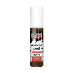   Pentart Matt vörösbarna színű akrilfesték - hobbi festék 20 ml 29631