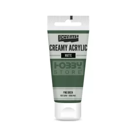  Pentart Matt fenyőzöld színű akril bázisú krémes hobbi festék 60 ml