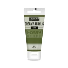   Pentart Matt olíva színű akril bázisú krémes hobbi festék 60 ml