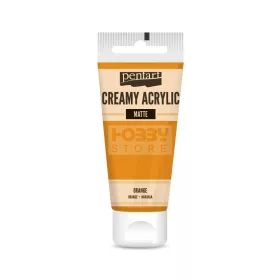   Pentart Matt narancs színű akril bázisú krémes hobbi festék 60 ml